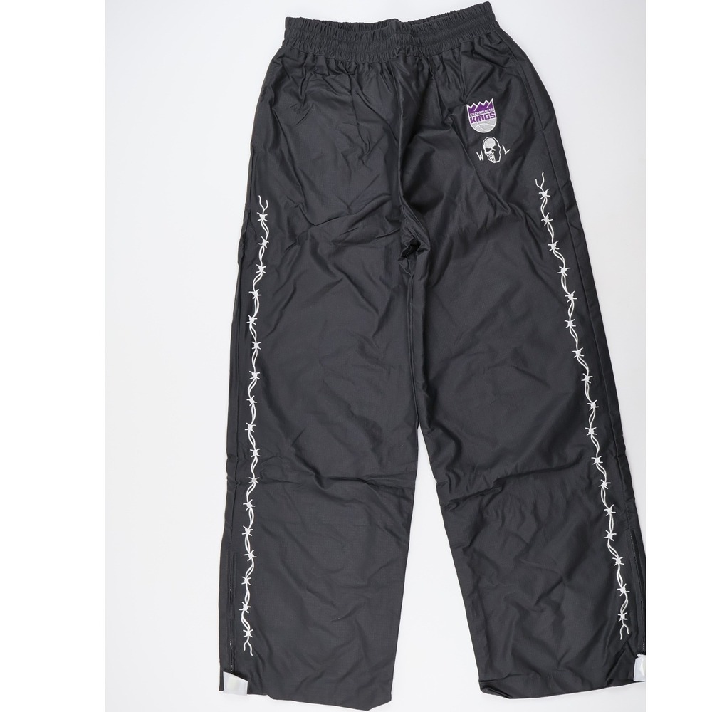 Warren Lotas Sacramento Kings NBA Pants Black Barbed Wire Medium NWT